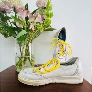 Mephisto White Leather Sneakers